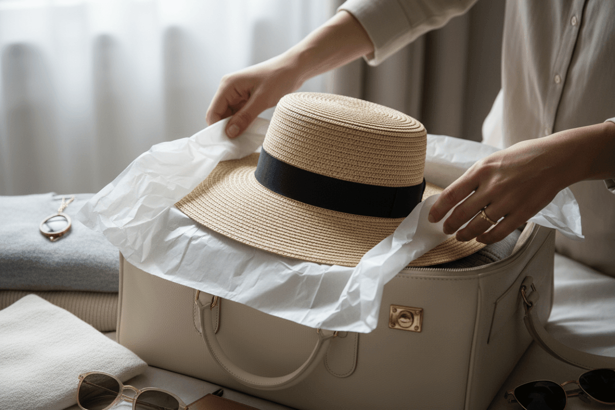 How to Pack a Sun Hat Without Ruining It | Eric Javits