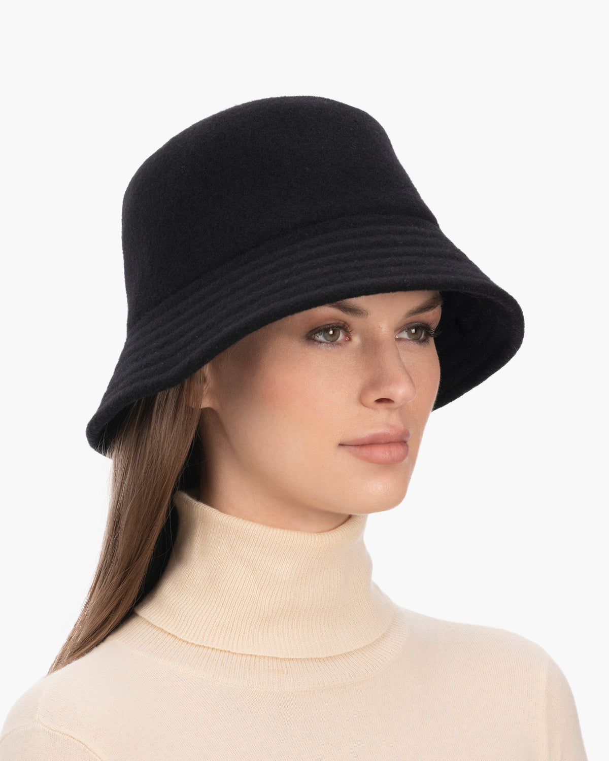 Wool Bucket Black Eric Javits