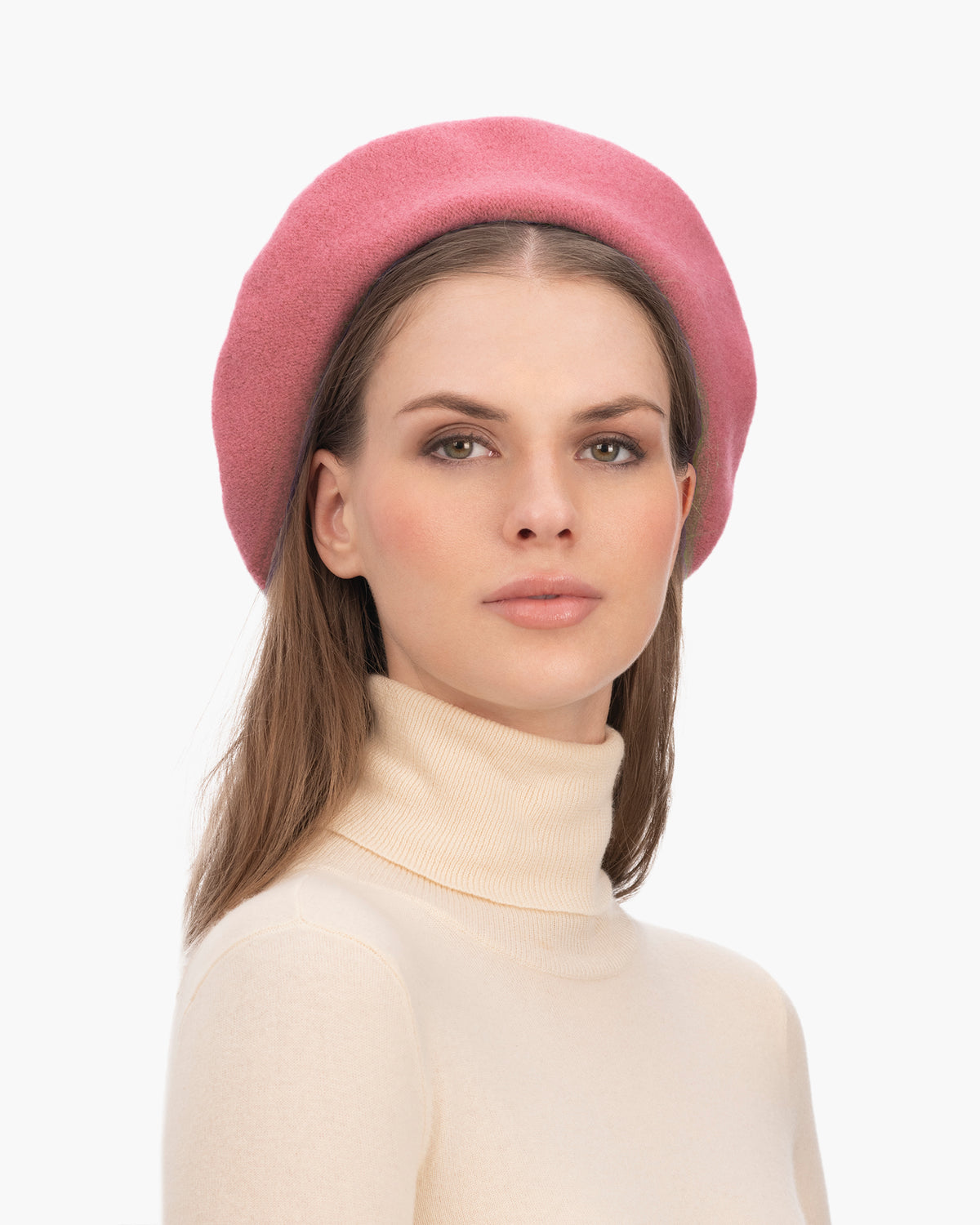 Tanya beret Rose Pink Eric Javits
