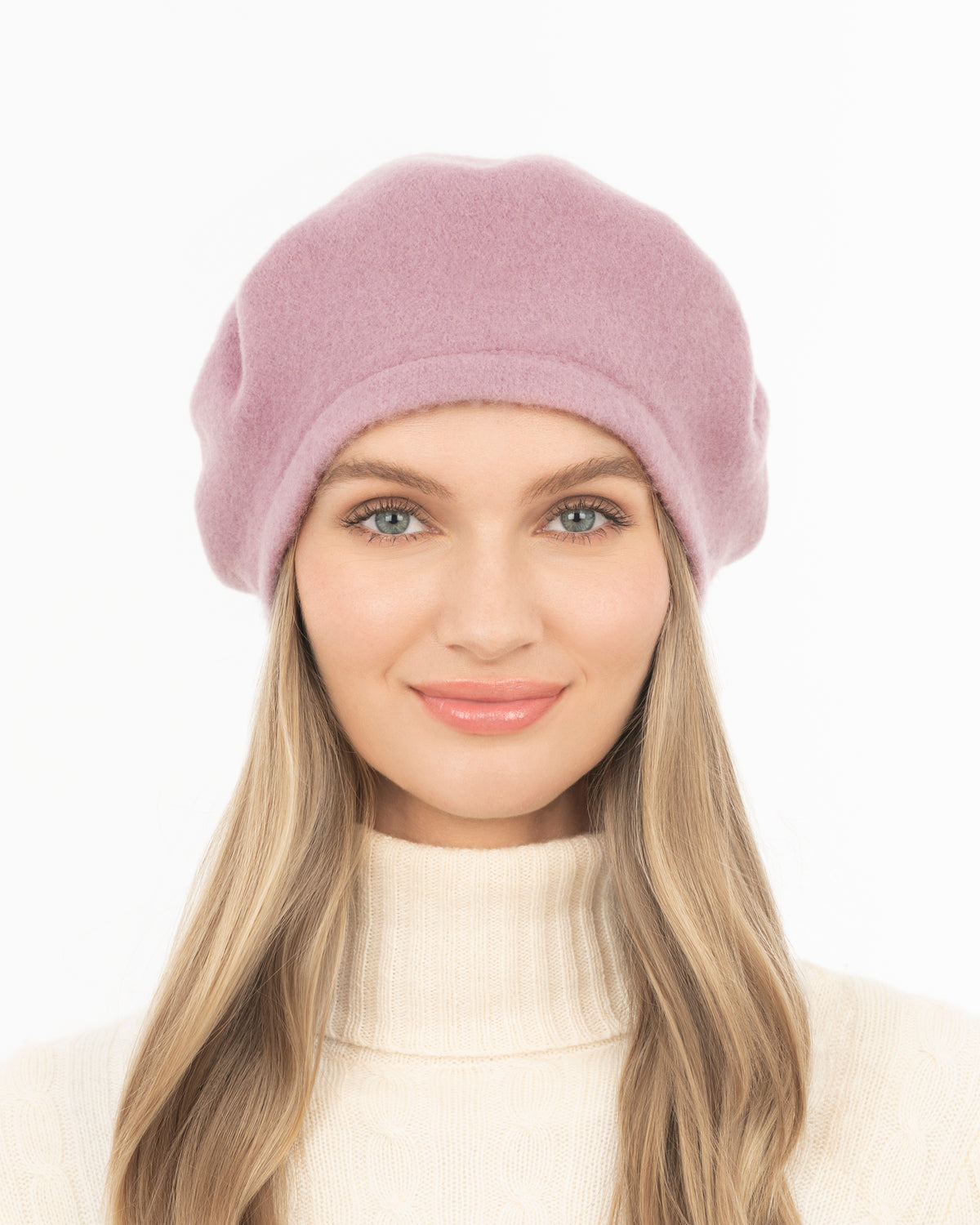 Tanya beret Mauve Mist Eric Javits