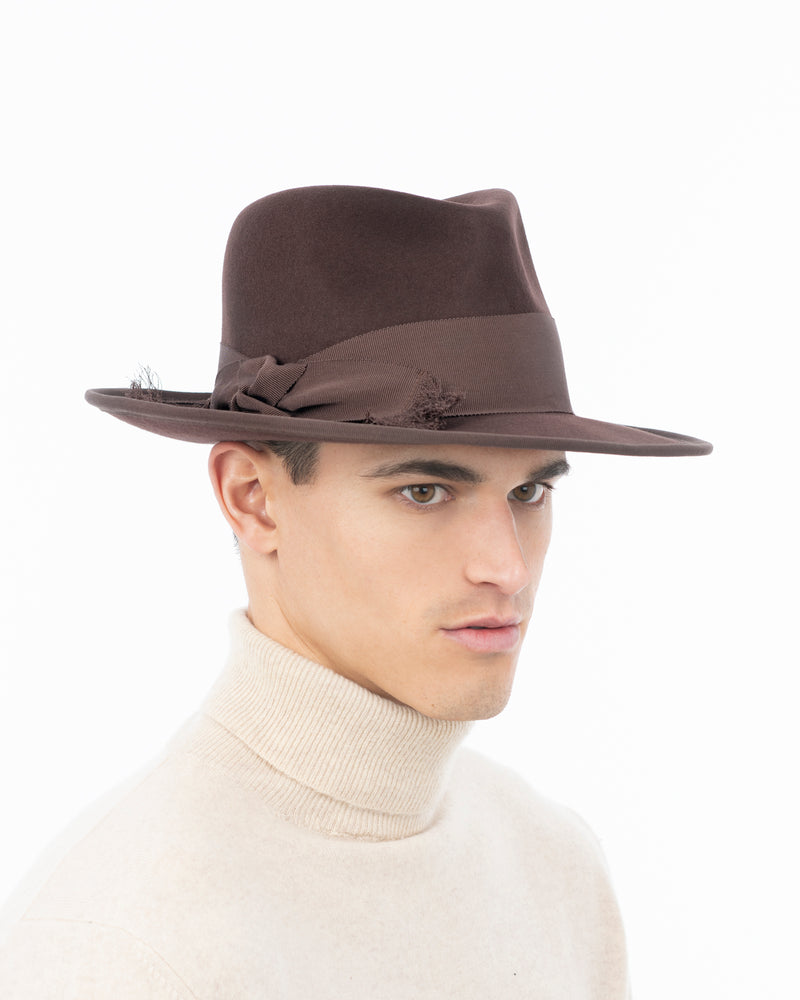 Tyler Hat For Men Brown Eric Javits