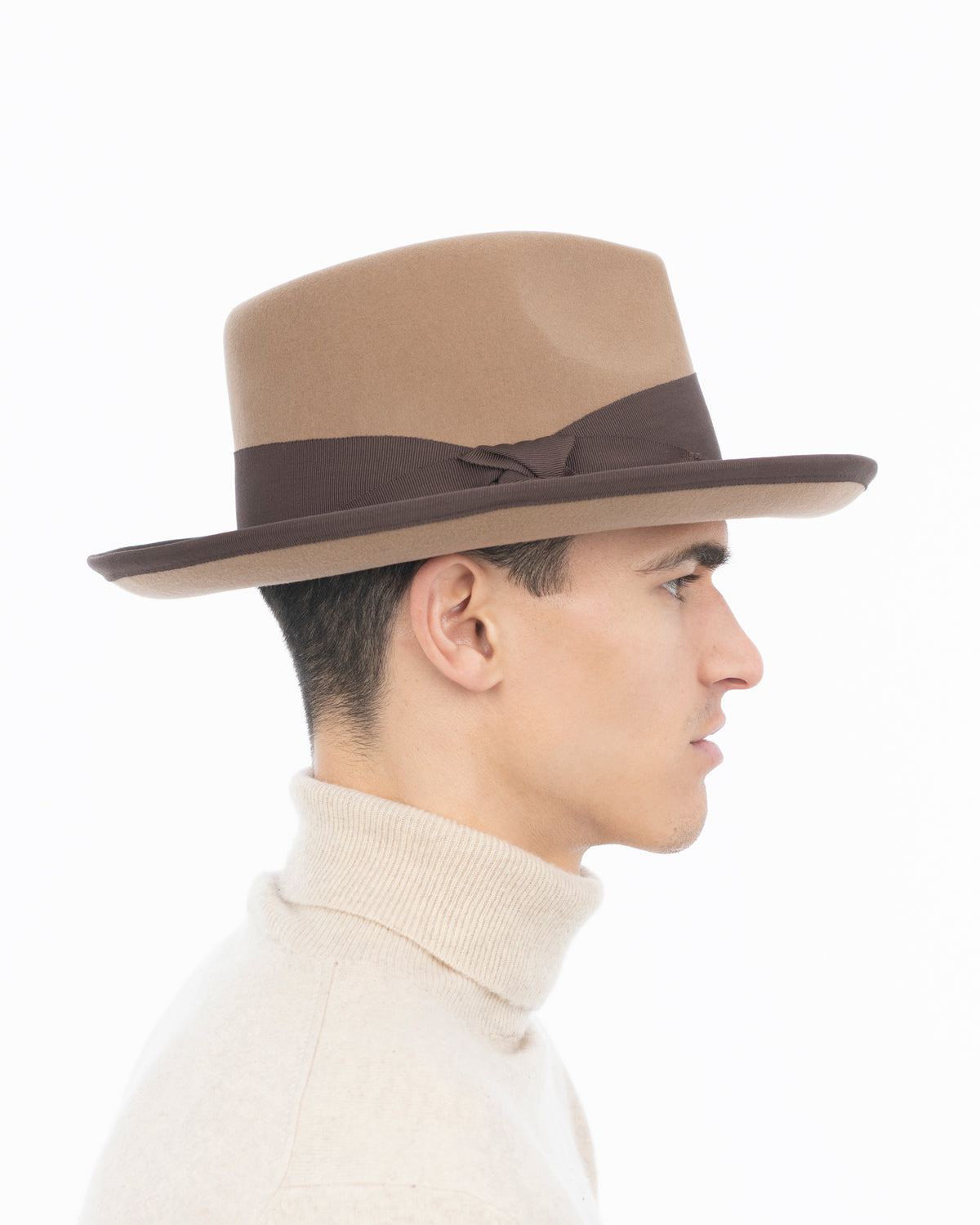 Tyler Hat For Men Camel Eric Javits