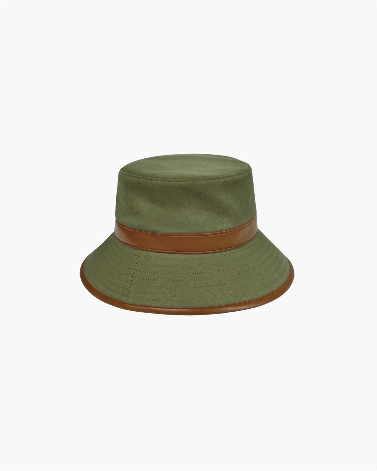 Petra Rain Bucket Loden/Saddle Eric Javits
