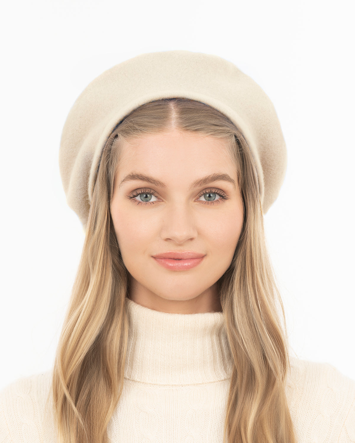 Tanya beret Cream Eric Javits