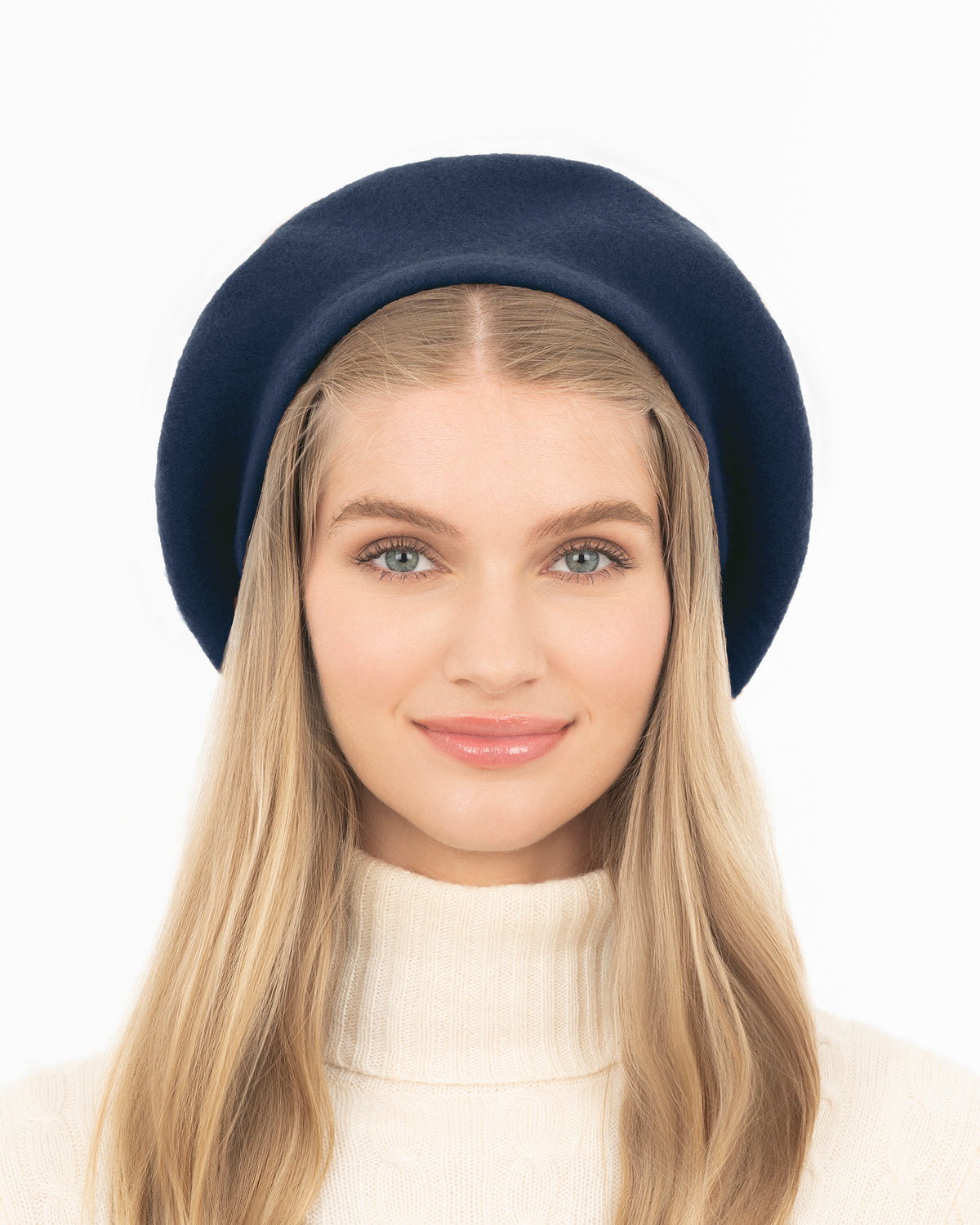 Tanya beret Navy Eric Javits