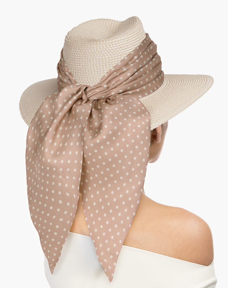 Marella Cream/Peanut Dot Eric Javits
