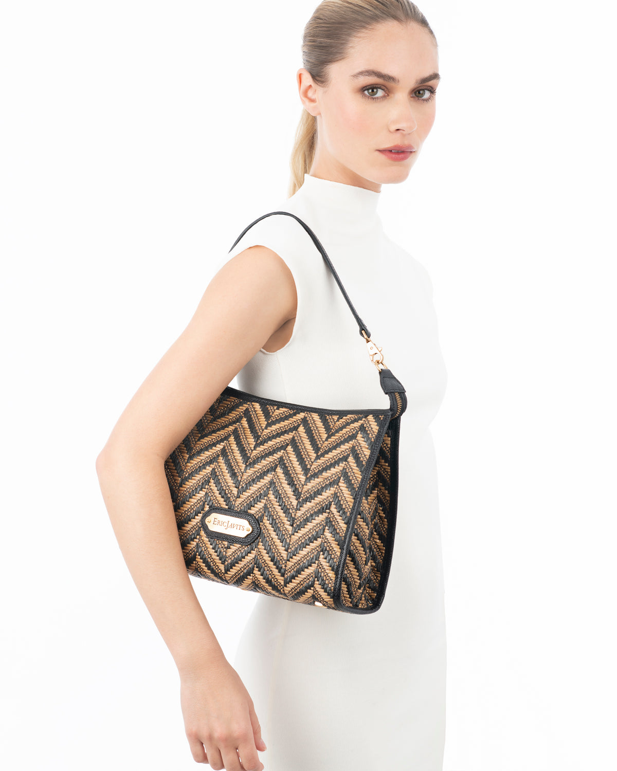 Zip Pouch Black Mix Eric Javits