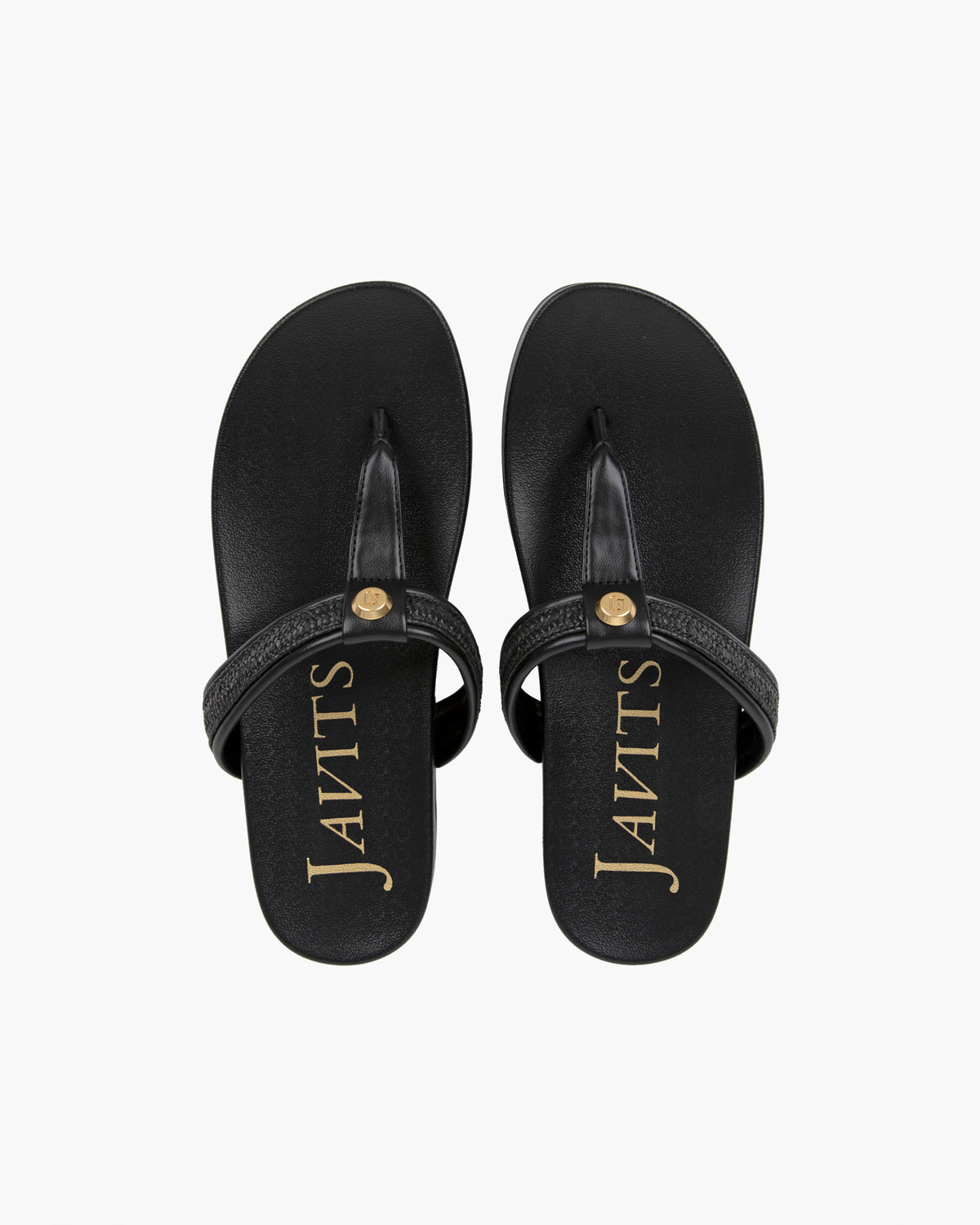 Squishee Flip Flop Black Eric Javits