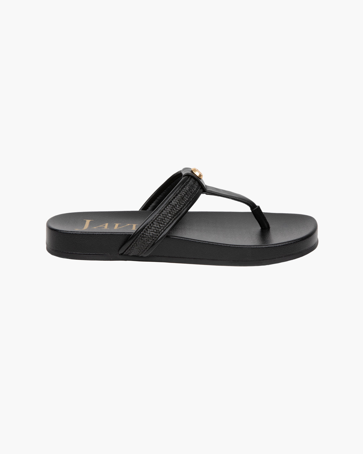 Squishee Flip Flop Black Eric Javits