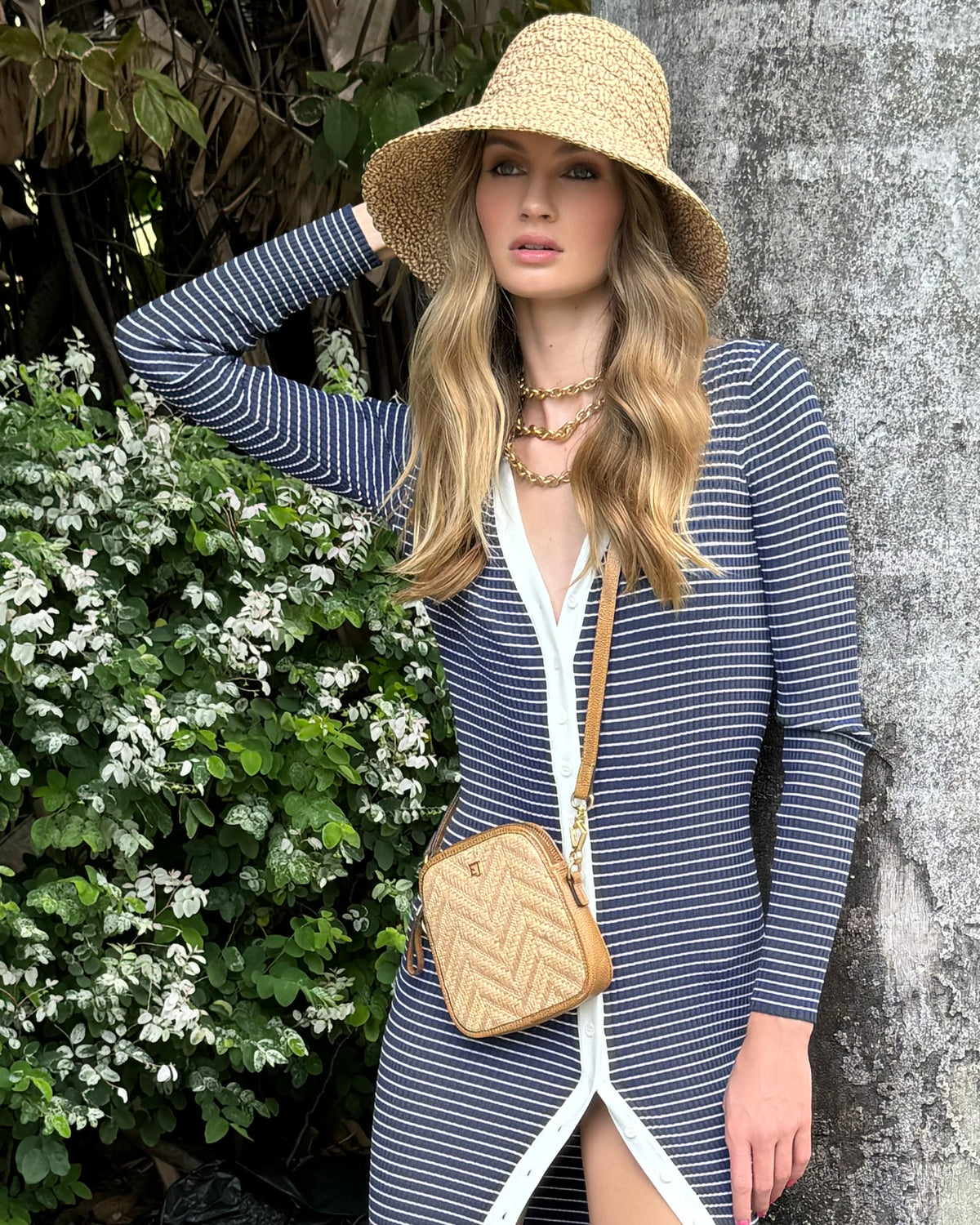 Alli Raffia Peanut Eric Javits