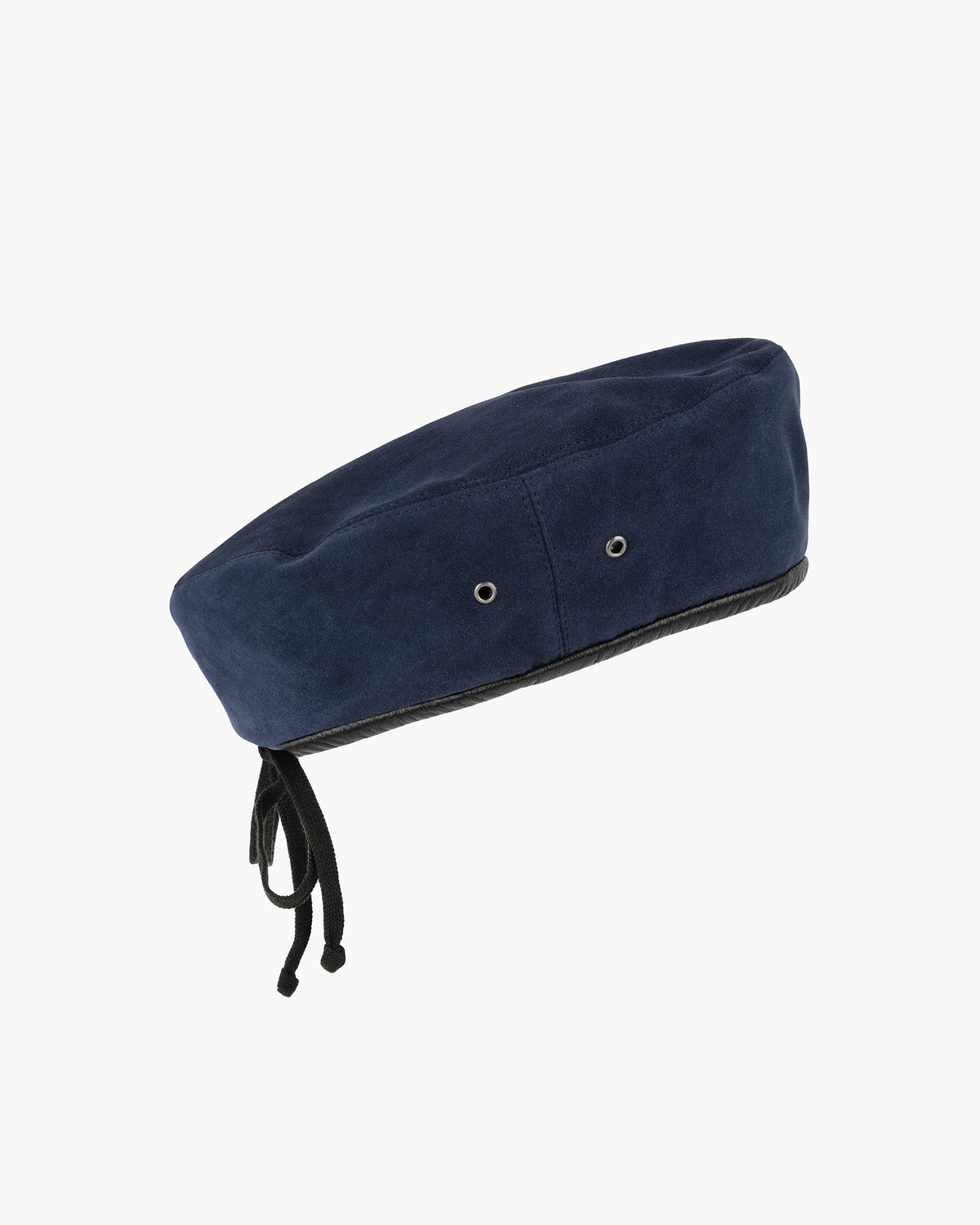 Suede Beret For Men Navy