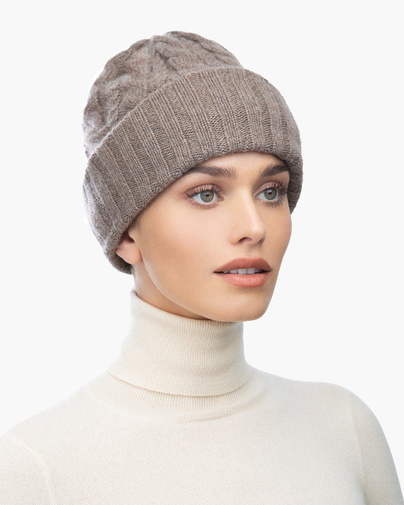 Knit Fisherman Taupe Eric Javits
