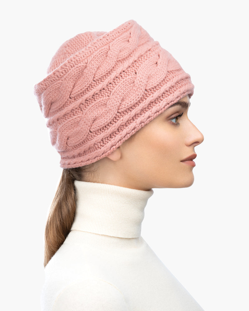 Knit Toque Blush Eric Javits