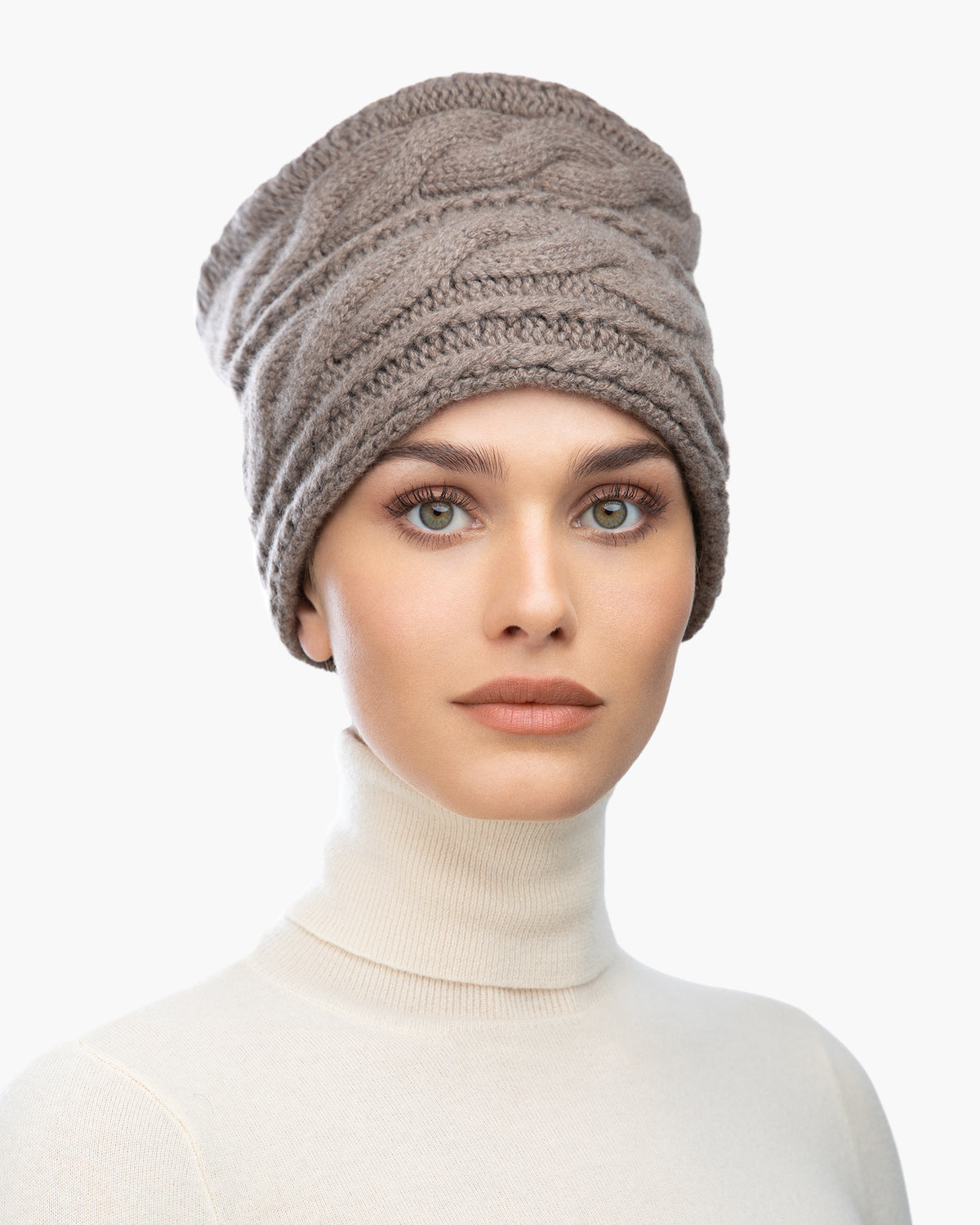 Knit Toque Taupe Eric Javits