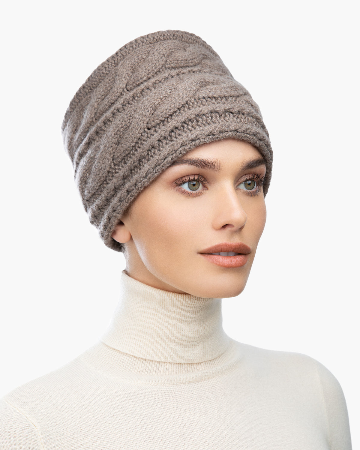 Knit Toque Taupe Eric Javits