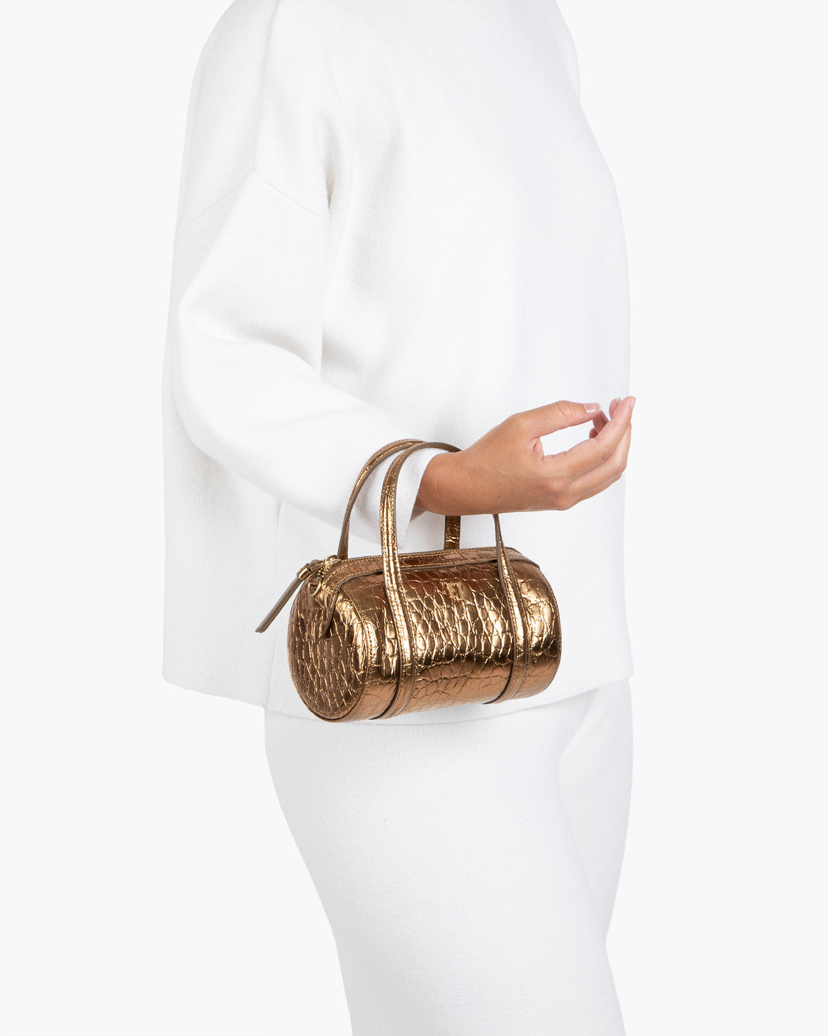 Mini Duffel Bronze Eric Javits