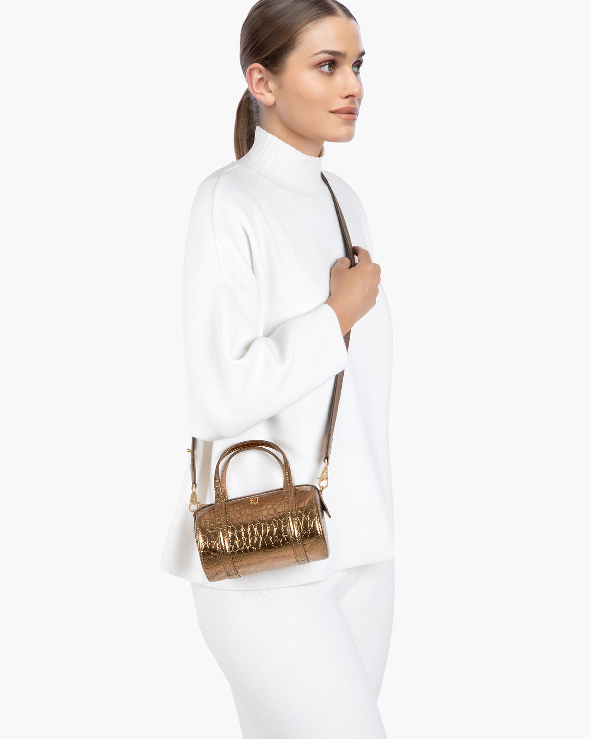 Mini Duffel Bronze Eric Javits