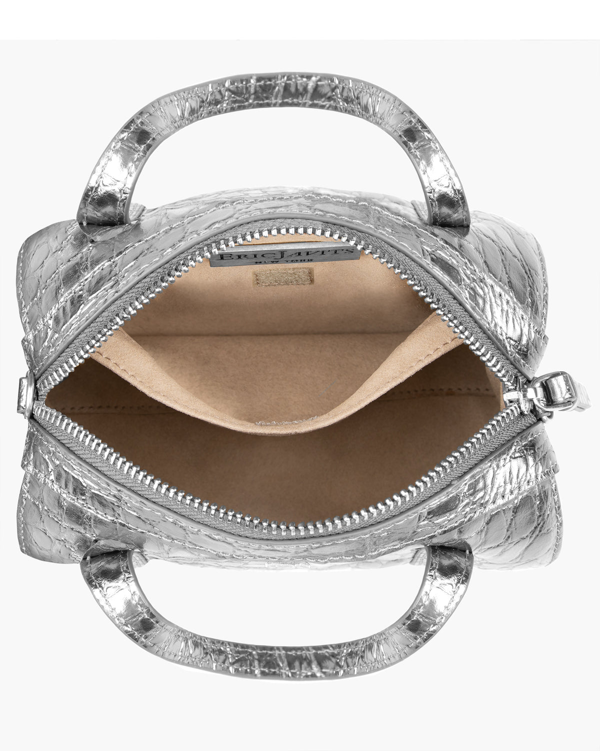 Mini Duffel Silver Eric Javits