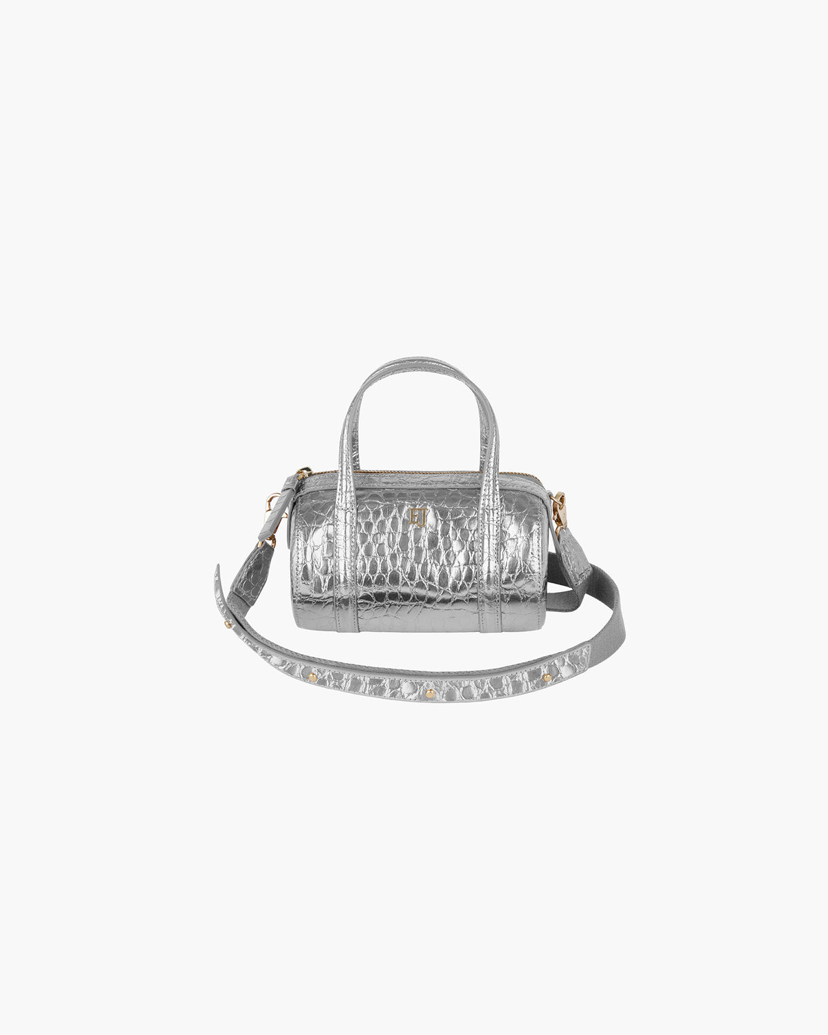 Mini Duffel Silver Eric Javits