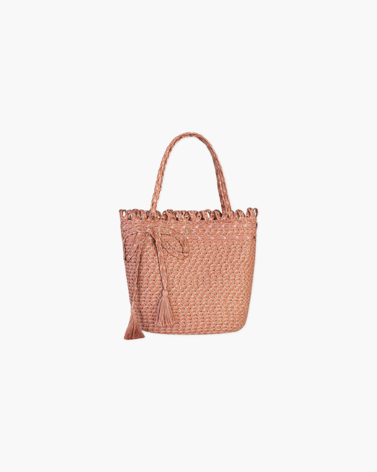 SQUISHEE® BARDOT STRAW TOTE Terracotta Eric Javits