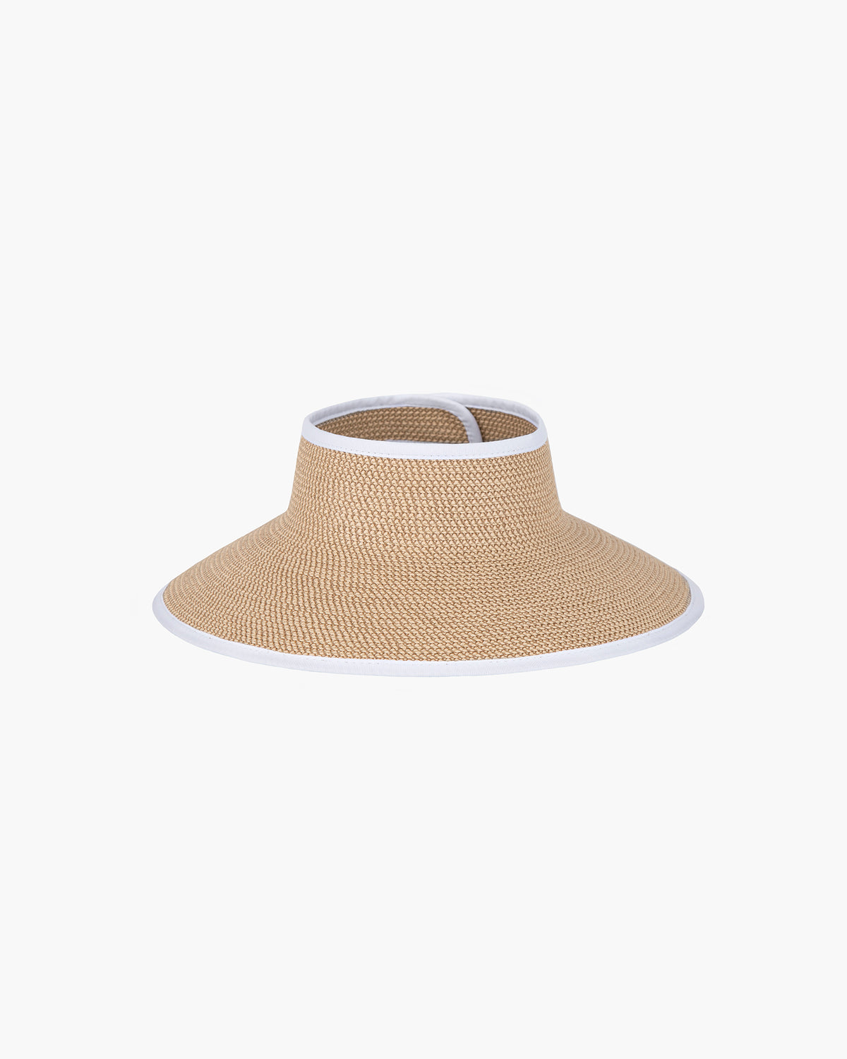 Eric Javits Women Hats Peanut/White Lil Squishee® Visor