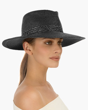Squishee® Bayou Fedora Hat Black Eric Javits