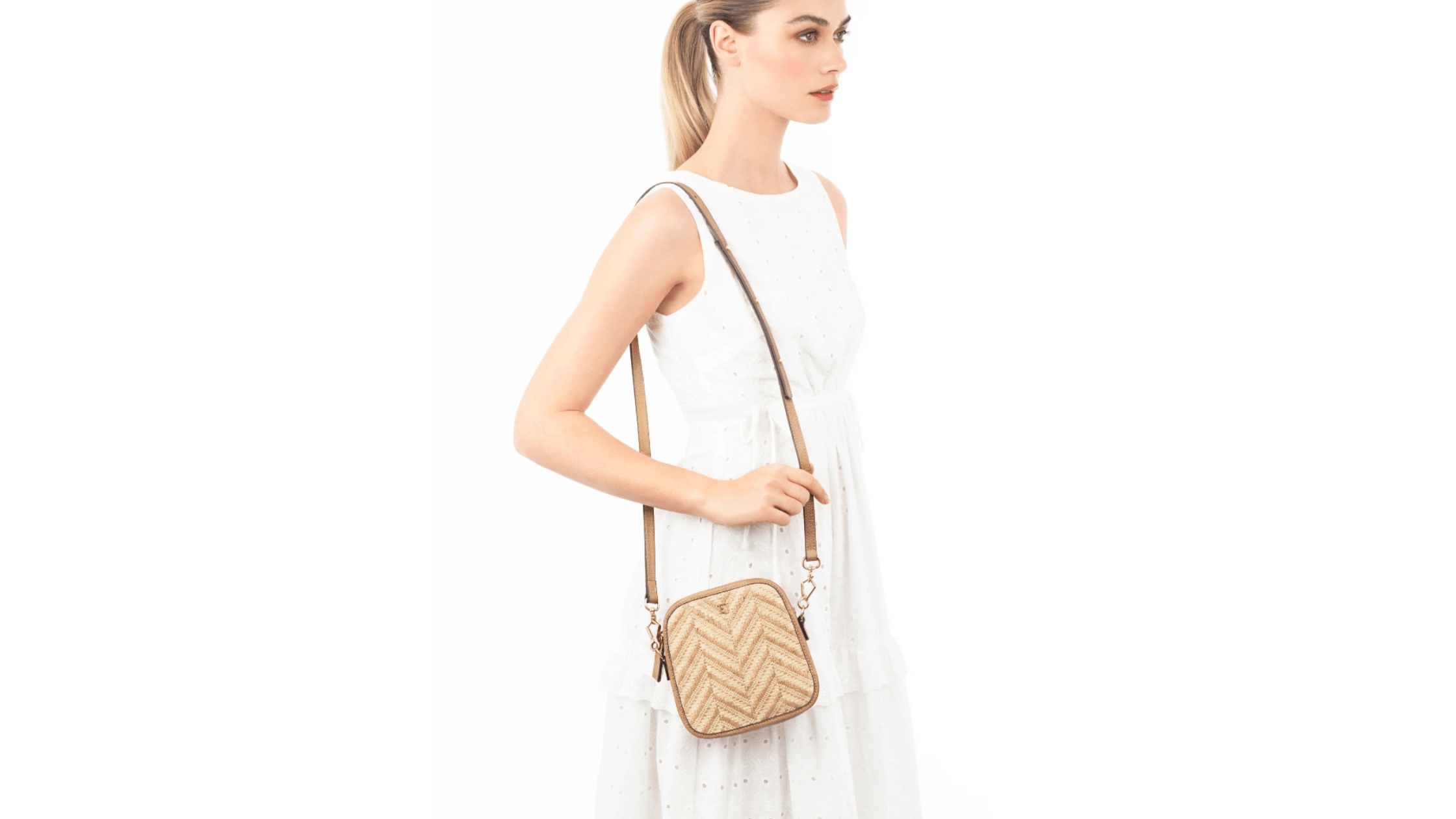 Eric Javits Alli Raffia crossbody bag