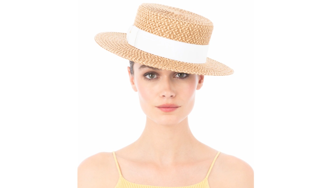 Classic boater hat