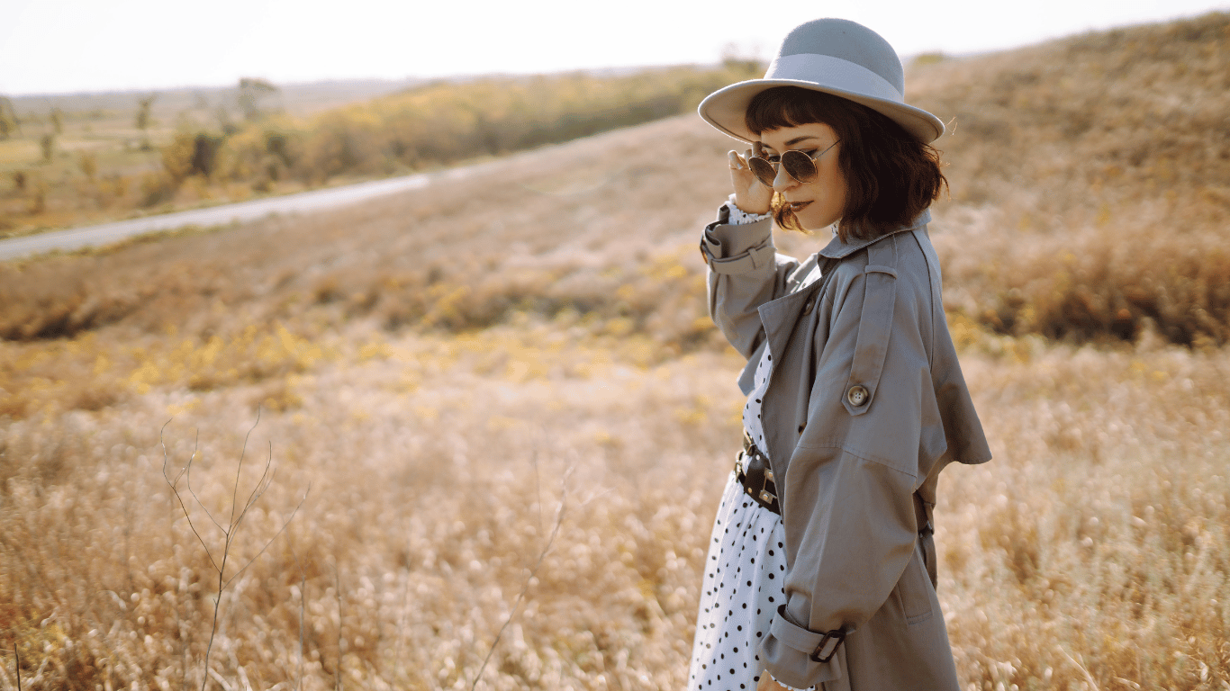 Casual chic outfit with a fedora hat