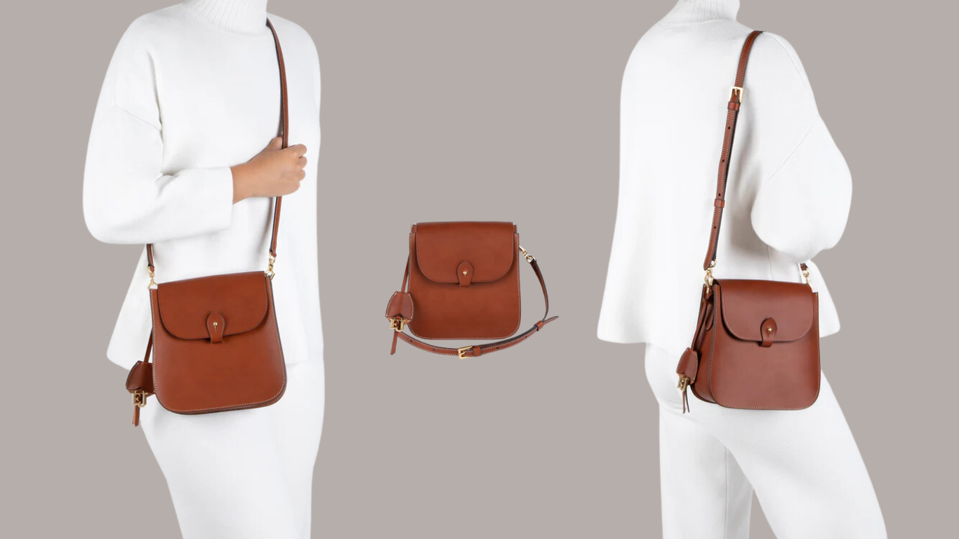 leather shoulder bag