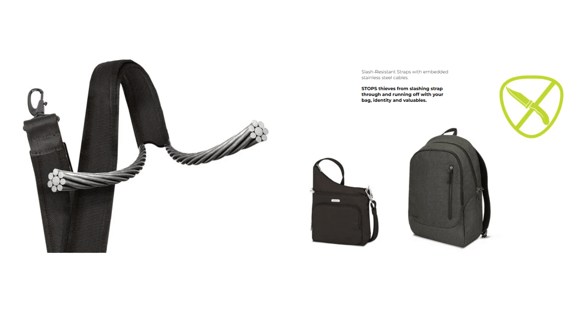 Travelon Slash Resistant Straps