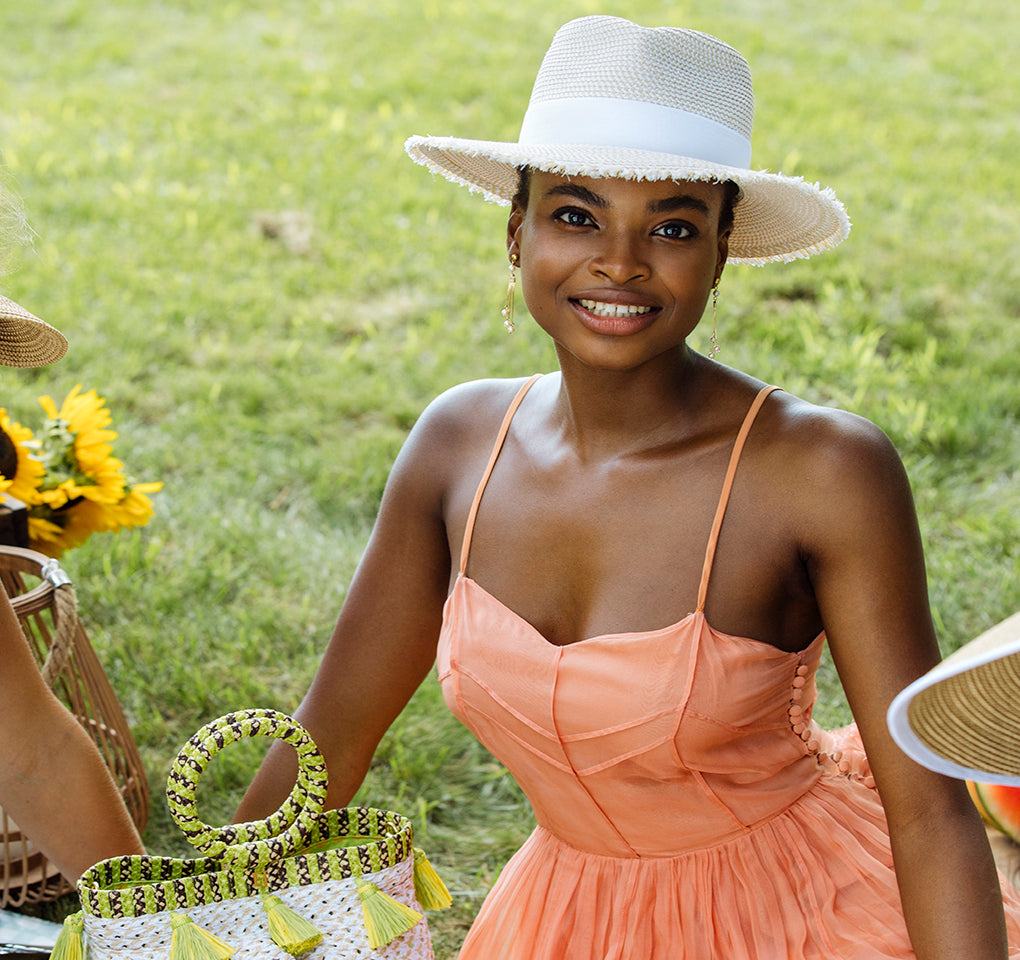 UNLIENSアンリアン raffia baguette hat raffia baguette hat AK037 – UNLÍENS