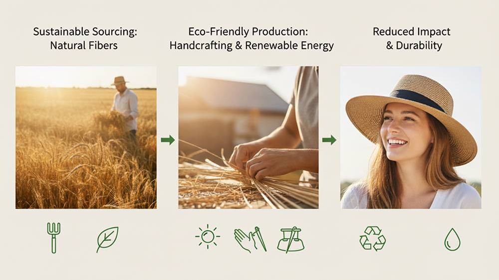 straw hat carbon footprints