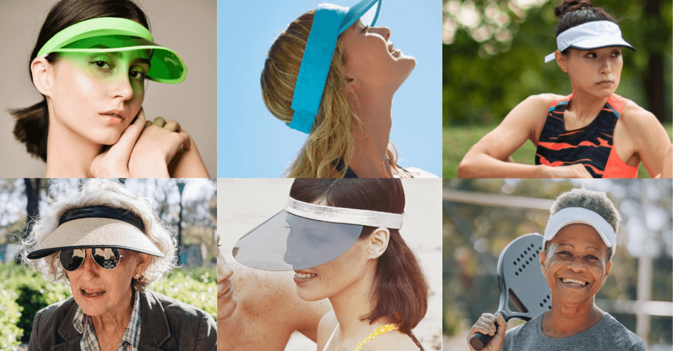 how to wear a visor