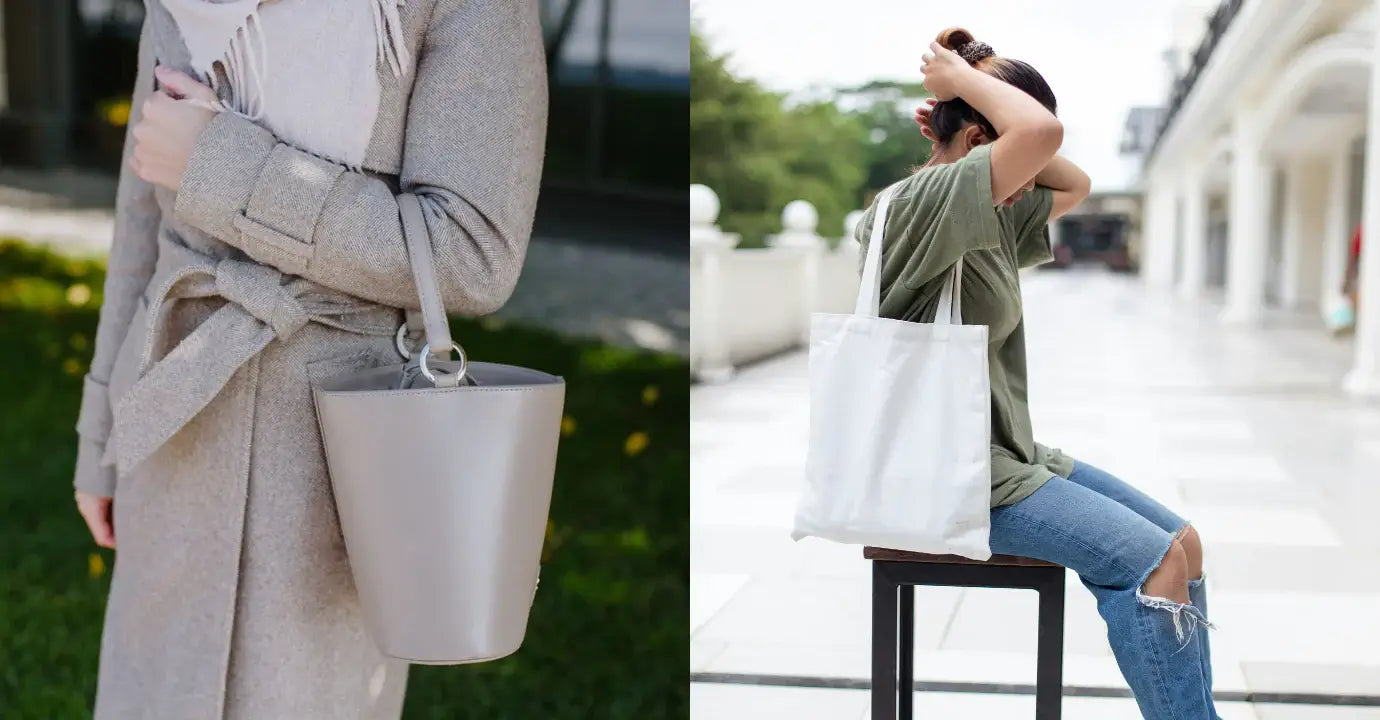 Bucket bag vs Tote bag