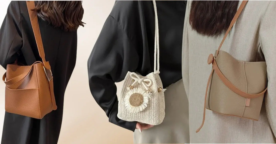 bucket shoulder bags