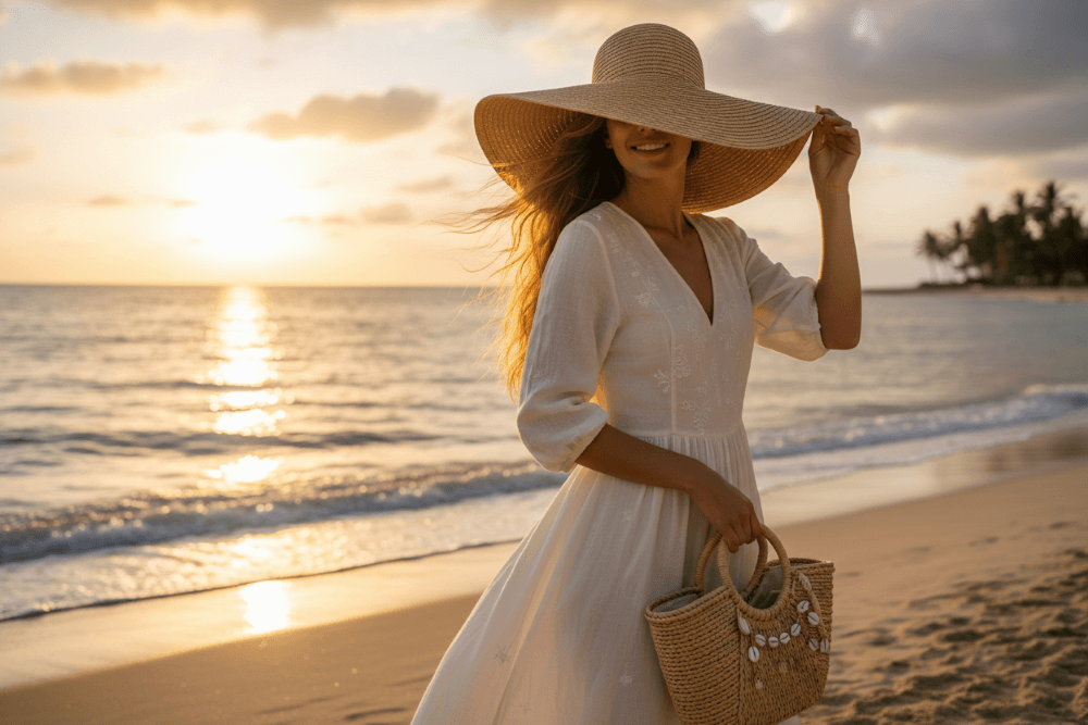 best beach hats for long hair