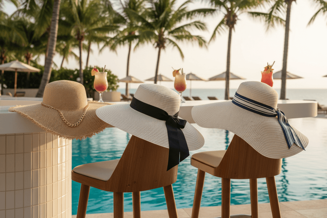 best designer hat resort dressing
