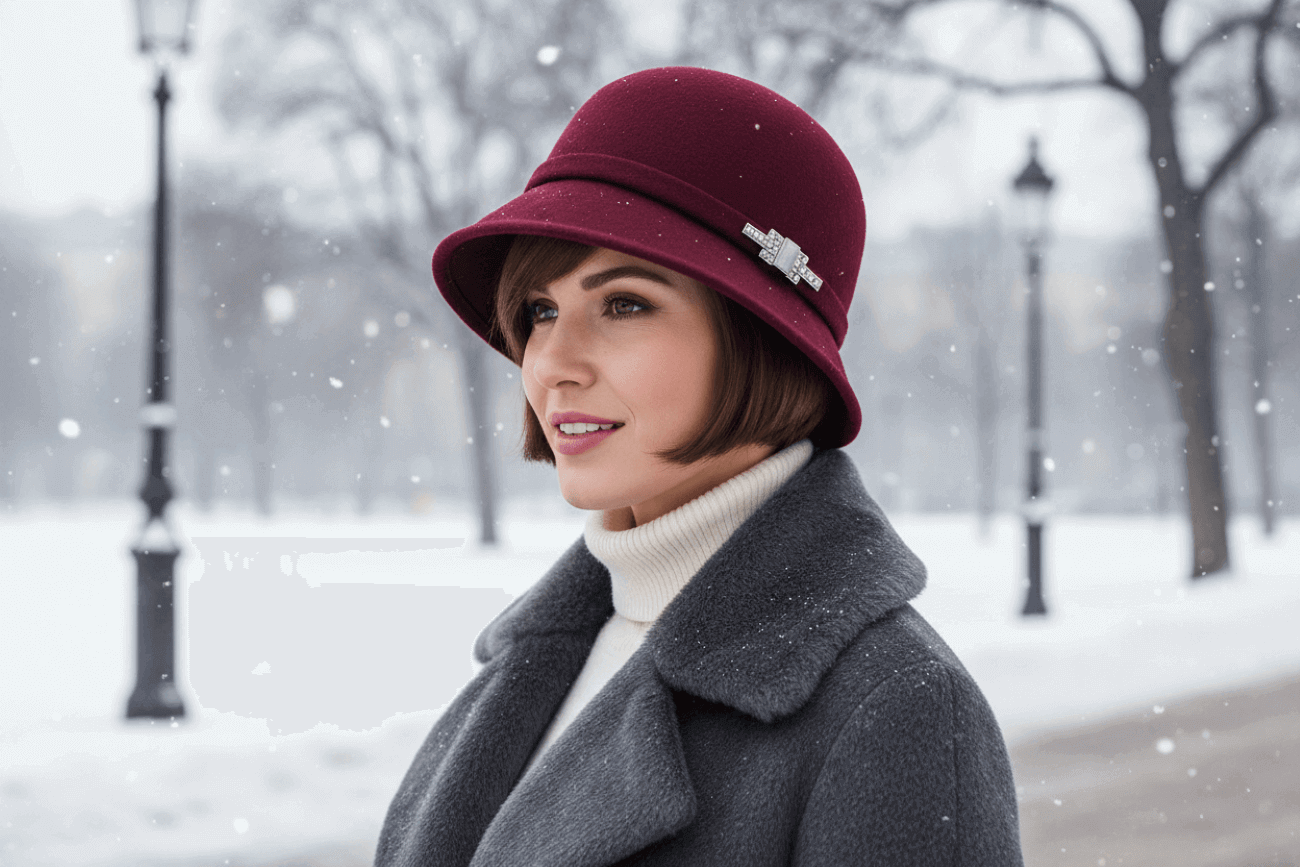 best winter hats for women with short hair