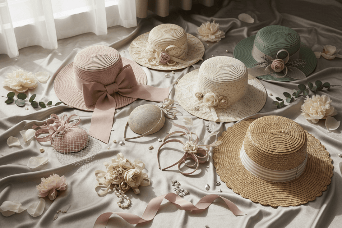 elegant hats for wedding guests