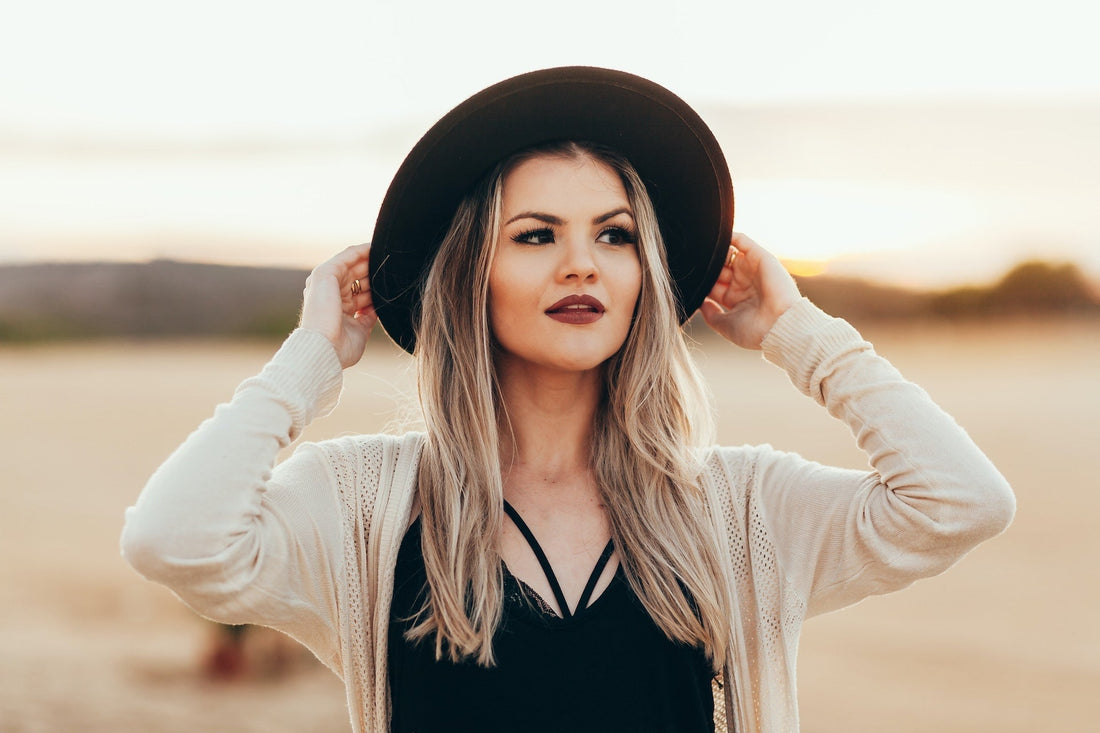 hairstyles with fedora hat