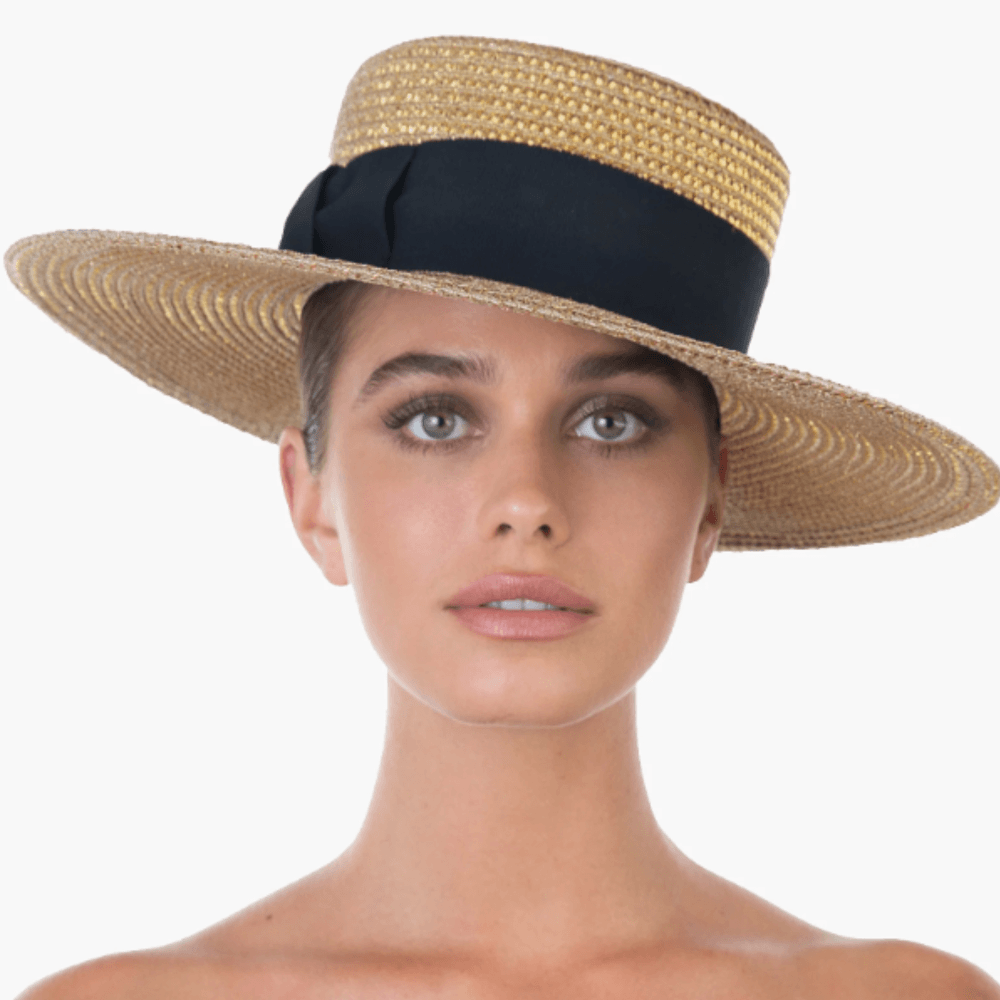 best hat for mediterranean destination wedding