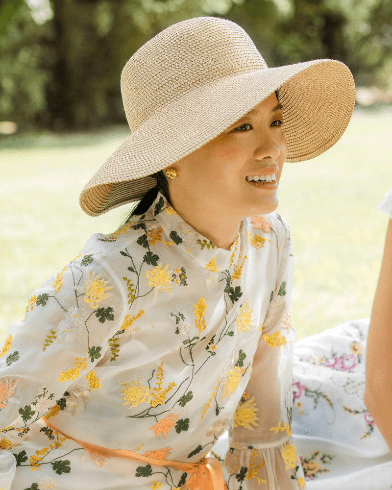 Natural Straw vs Synthetic Straw Hat for the Beach by Eric Javits