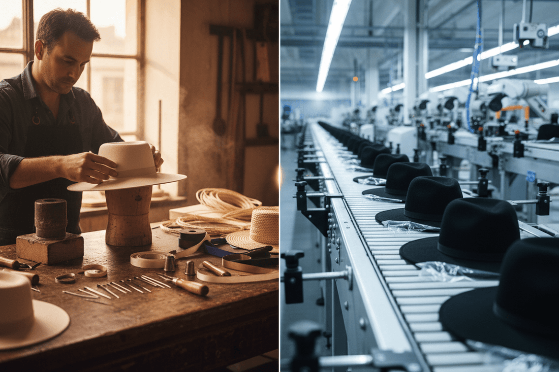 handmade vs mass produced hats