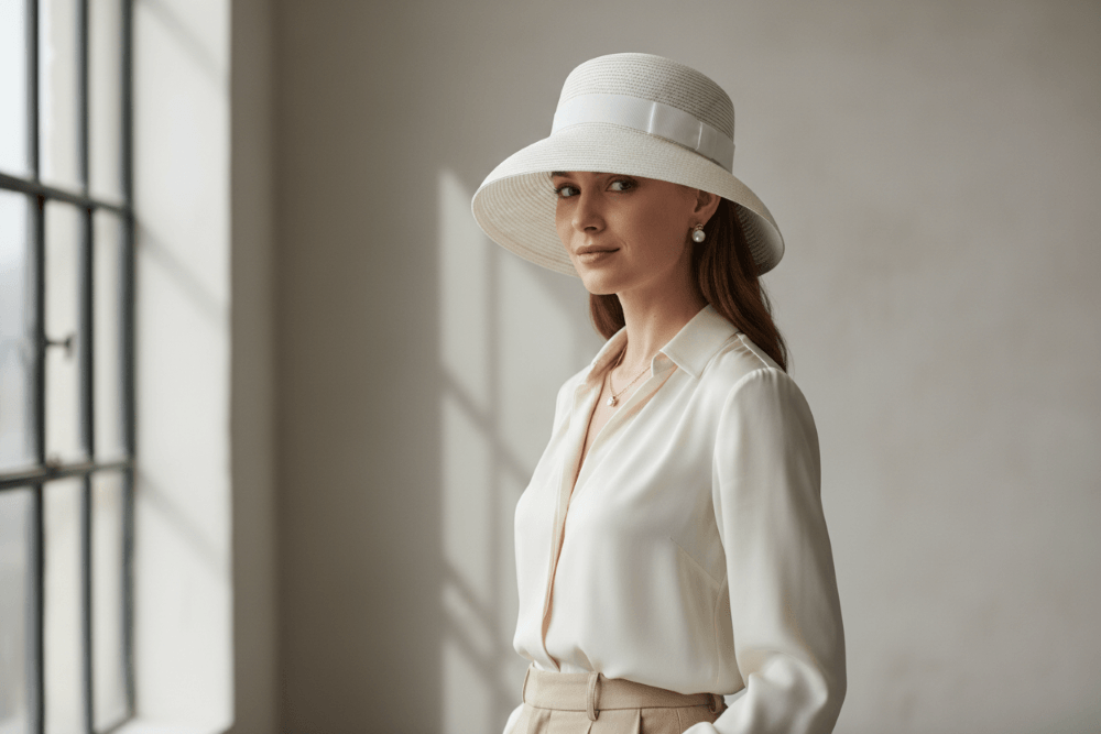 how to clean a white hat