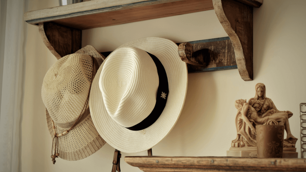 how to store and display hats at home