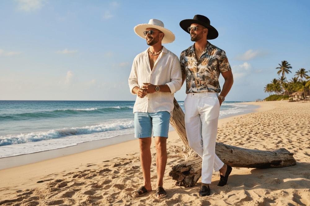 luxury wide brim hats for men