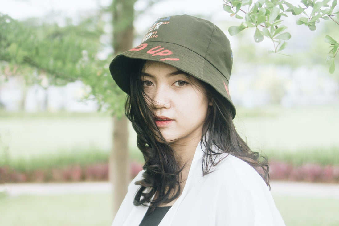 fashionable bucket hats