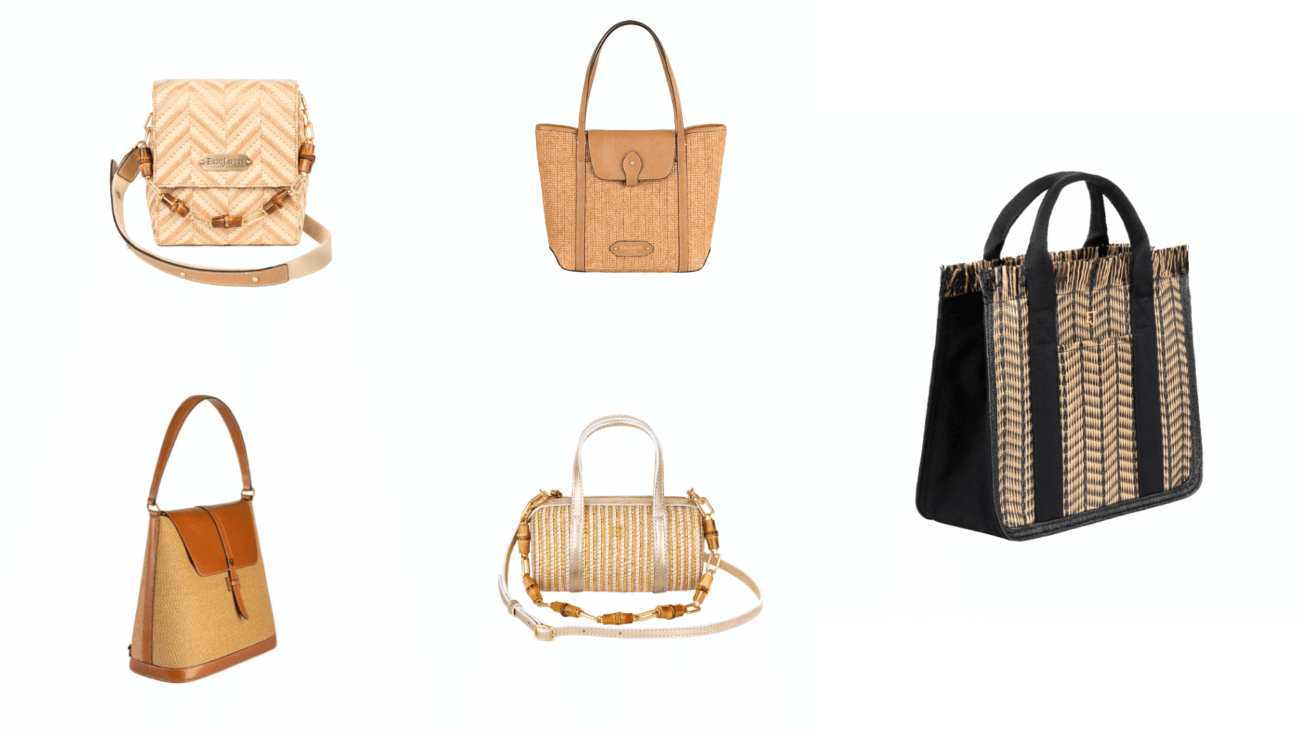 straw handbags for summer