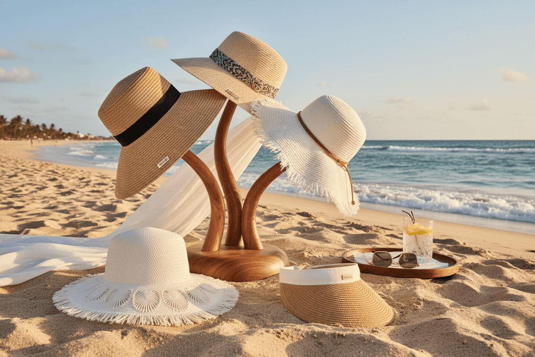 stylish upf 50 beach hats